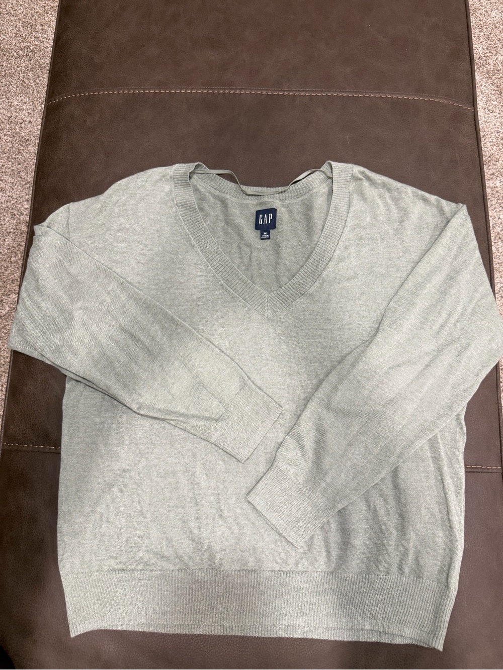GAP Sage Green V-Neck Sweater
